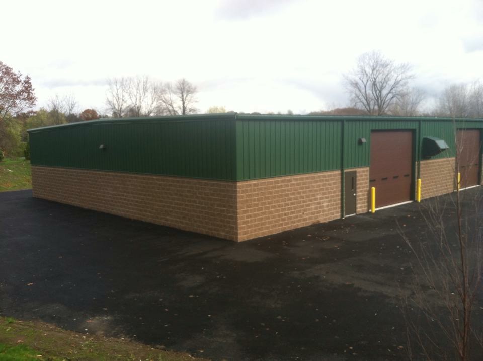 Completed commercial building
